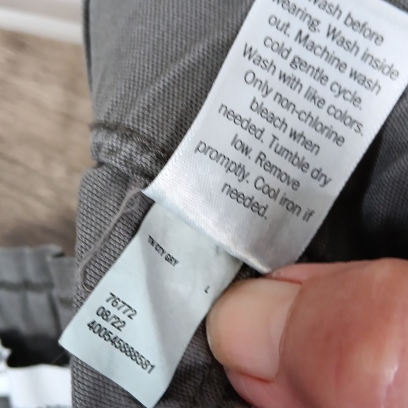 Sonoma Womens L Cropped Pants TN City GRY Wide Leg Casual Pull On Pockets - Picture 11 of 11